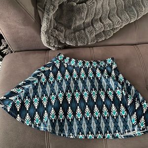 AÉROPOSTALE Blue Design Mini Skirt Size Small